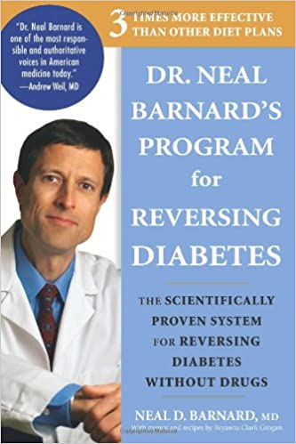 A book cover with a picture of dr. Neal barnard